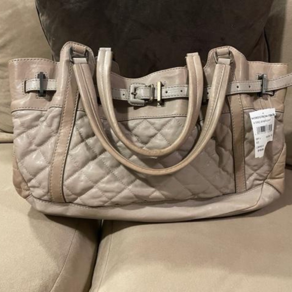 New with tags Burberry Quilted Leather Handbag